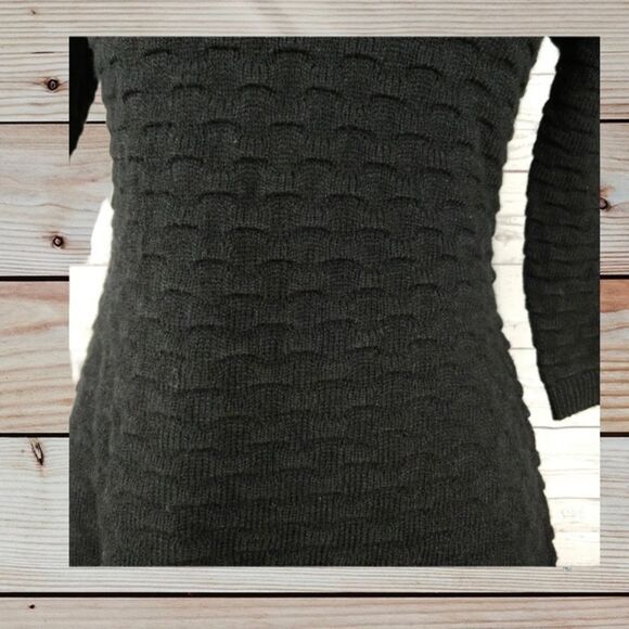 Elodie black sweater dress, size large - Picture 3 of 8